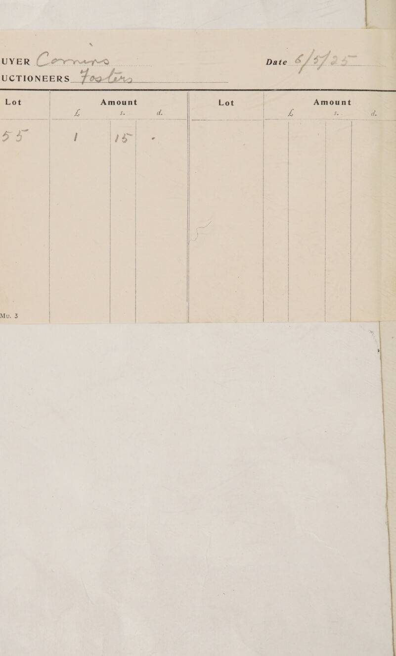 %, “a ro y AG on UYER (Ov vee~O ae, Ps be f ose UCTIONEERS 4 4? mah O Tie) fee anwnancestee cee ne ct eibencccccscebahecececsvccsansacts een -ccncnncen cern tere ccnn ce e-cerrcenner erence esnscnceeseee  Lot Amount Lot Amount        Mv. 3    