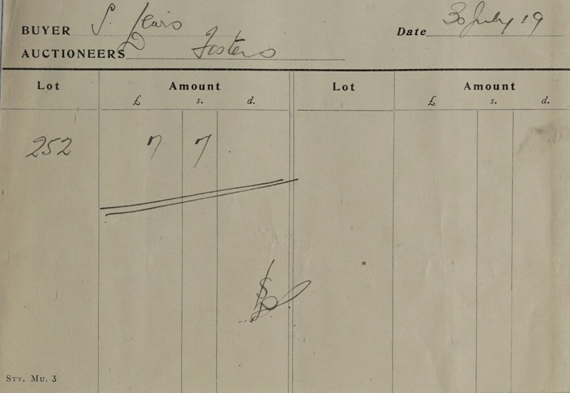   Sry. Mu. 3      sje d.    