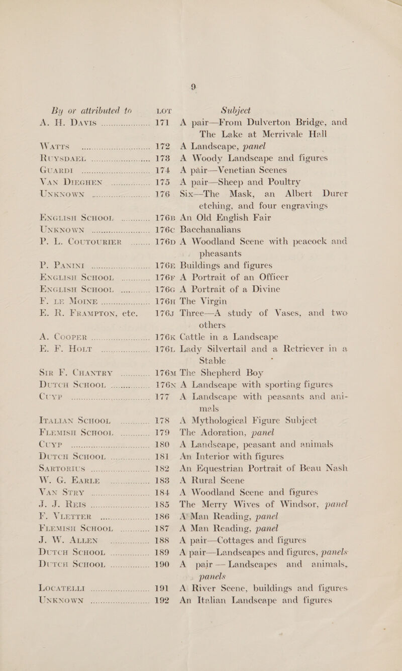 Mask, an Albert Durer 1L76E 176F 176G 182 183 190