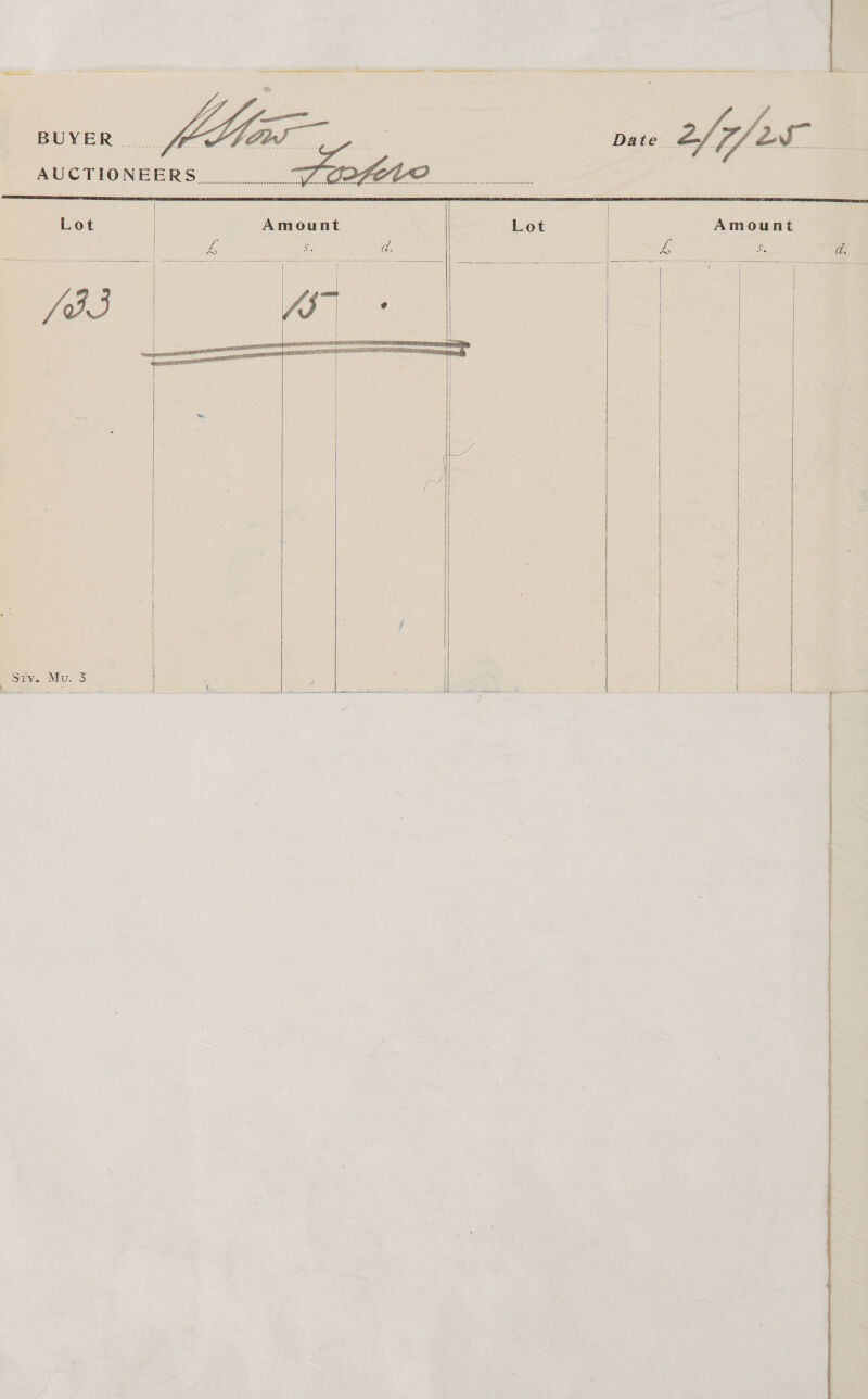   Lot                  . :