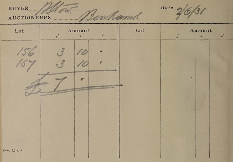   Amount        Ty. Mu. 3