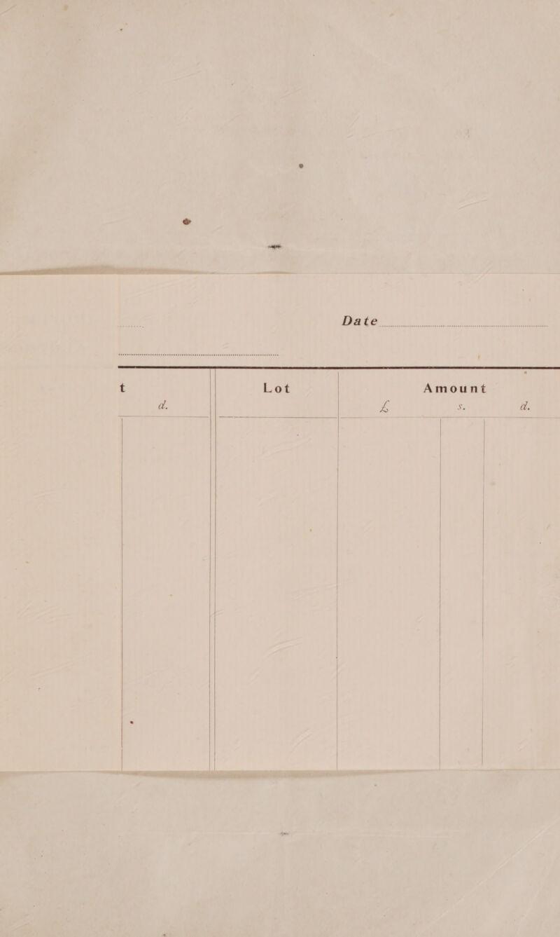 ene oe Amount Lot a. SJ. rr)  a.  