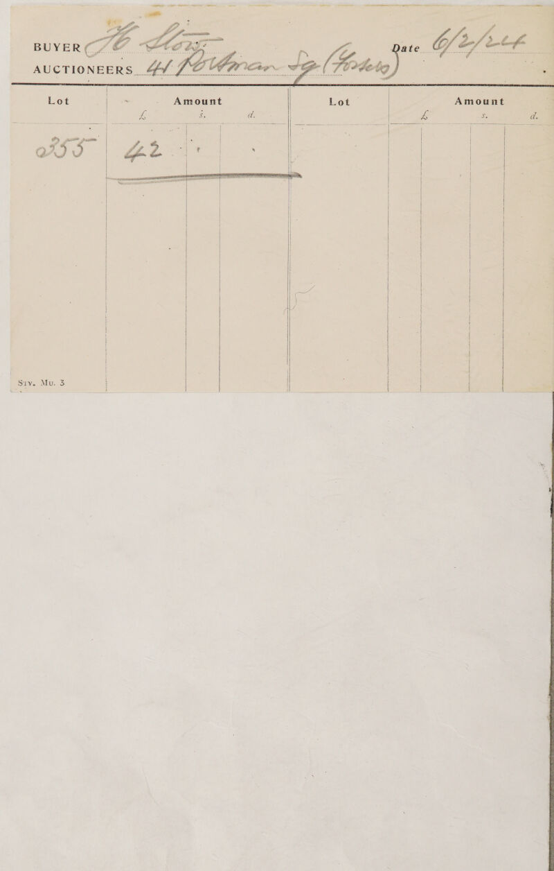  STY. Mu. 3   Amount S: er.           Ss aq  