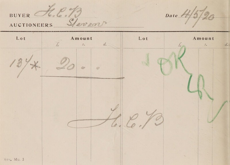  » a y oF ee —ACrG@shtf ew preva |” dae eecreeneeesteeaeeenaenssssenseanccaseacesnseeansusssasessuaucsususesesusaseesateseseeeceenceseestareerrerecsnenreerersansne  Lot Amount Lot Amount S.              Sty. Mu. 3