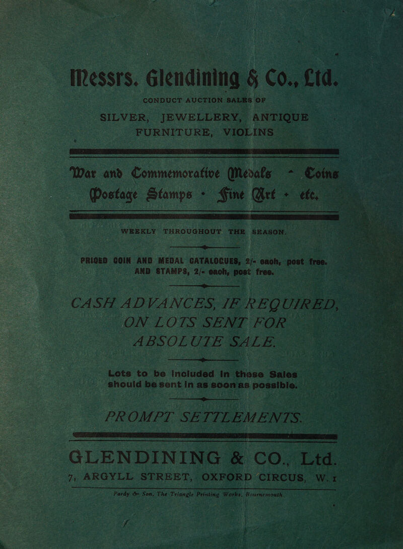 7, ARGYLL STRE EET, foe ae — ee Wer 