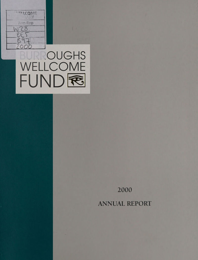 ~~ OUGHS WELLCOME FUND 2000 ANNUAL REPORT