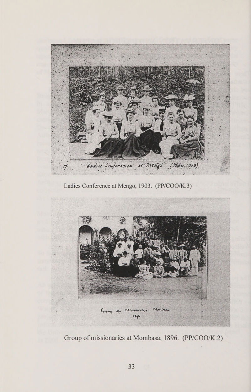 Group of missionaries at Mombasa, 1896. (PP/COO/K.2)