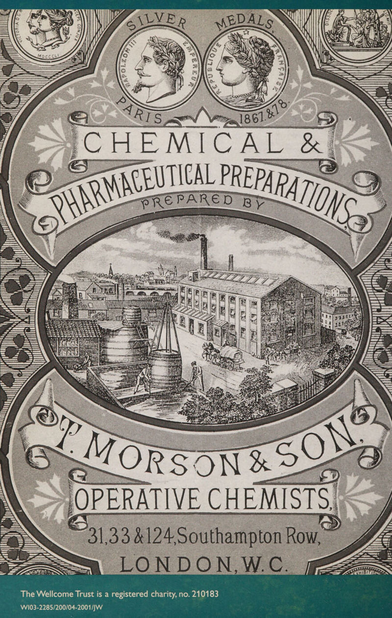 WA. \ ‘if I a / wi Cy iy 8 * nnn asin istered charity, no. 210183 is a reg The Wellcome Trust W103-2285/200/04-2001/]W