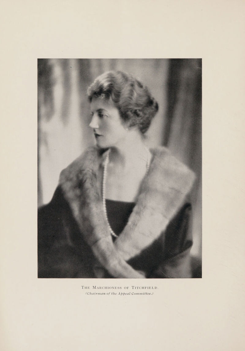 THE MARCHIONESS OF TITCHFIELD. (Chatrman of the Appeal Committee.)