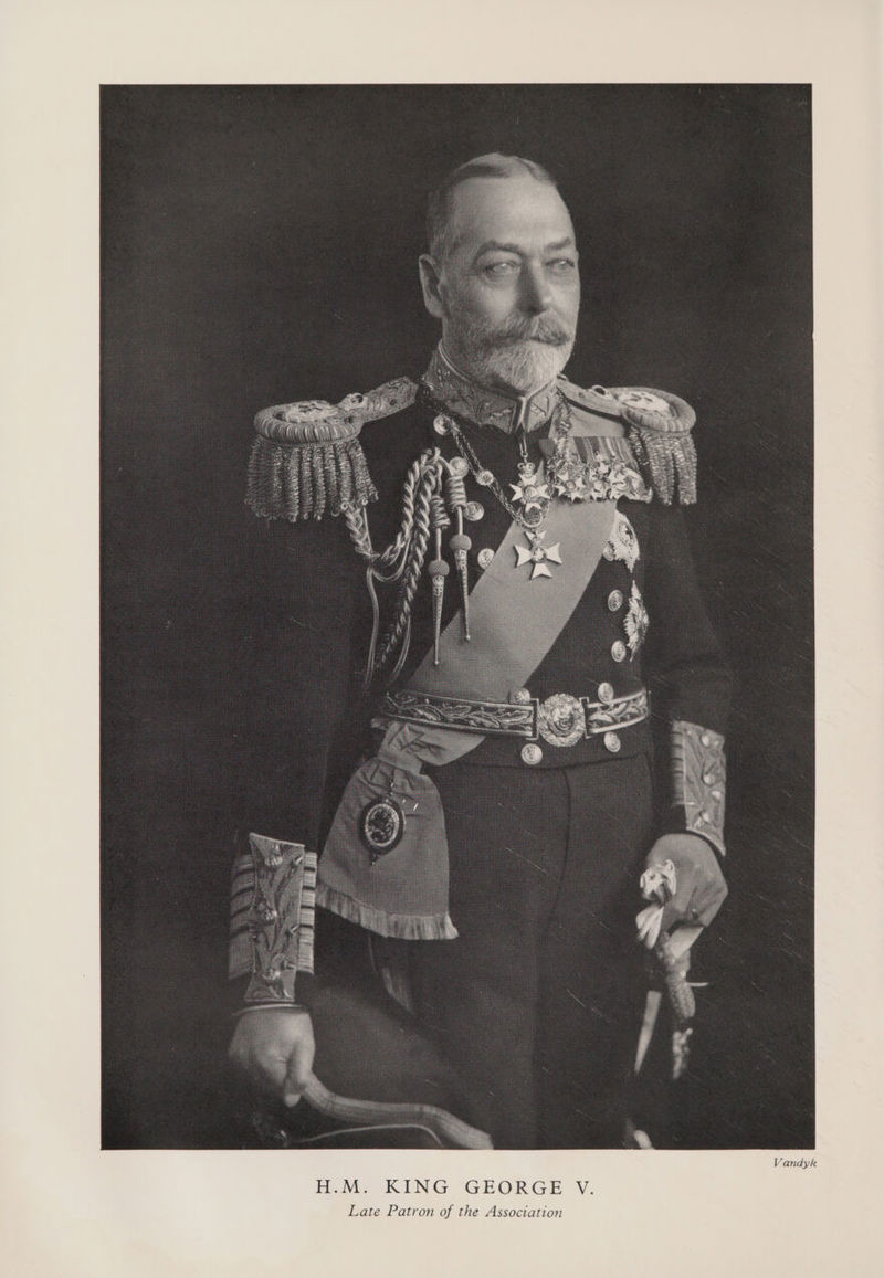 Vandyk SSOCLATION Late Patron of the A HM.