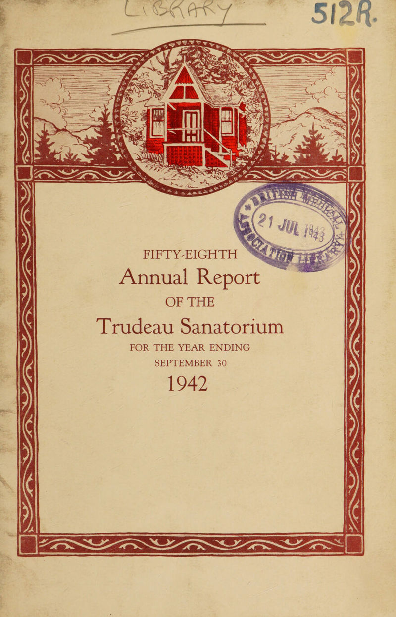 Annual Report OF THE Trudeau Sanatorium FOR THE YEAR ENDING SEPTEMBER 30 1942 ER BOLE LE ALLEL ADAI LOD VELEN LLLP ELLIO LON IE AB Sy OO LOLI IPPC: be 3 * - saineaoa