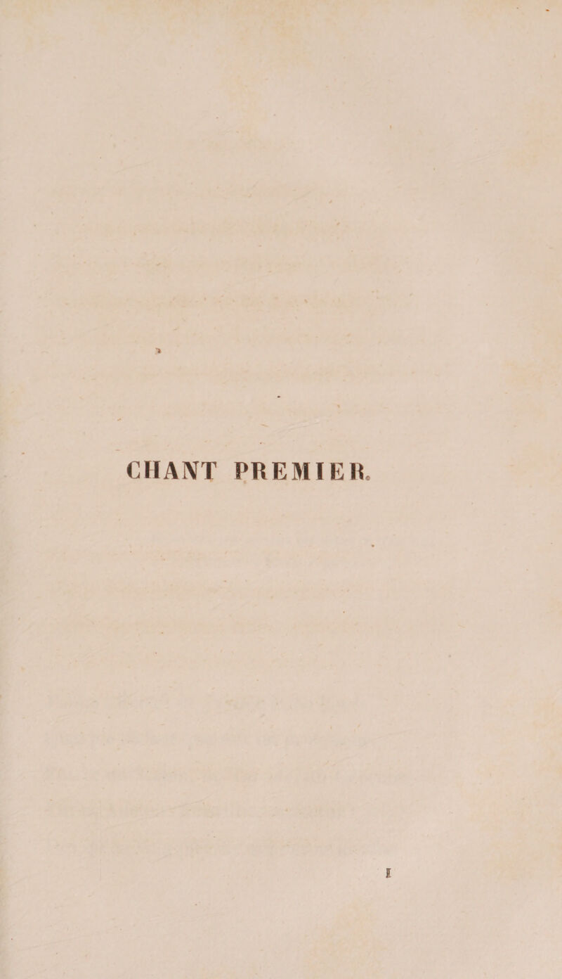 CHAIVT PREMIER.
