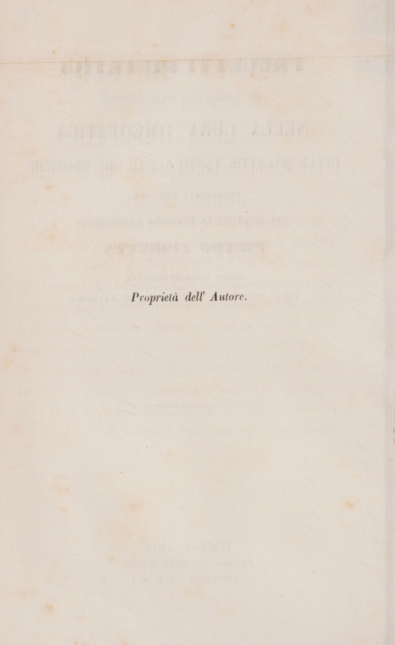 \ Proprietà dell’ Autore