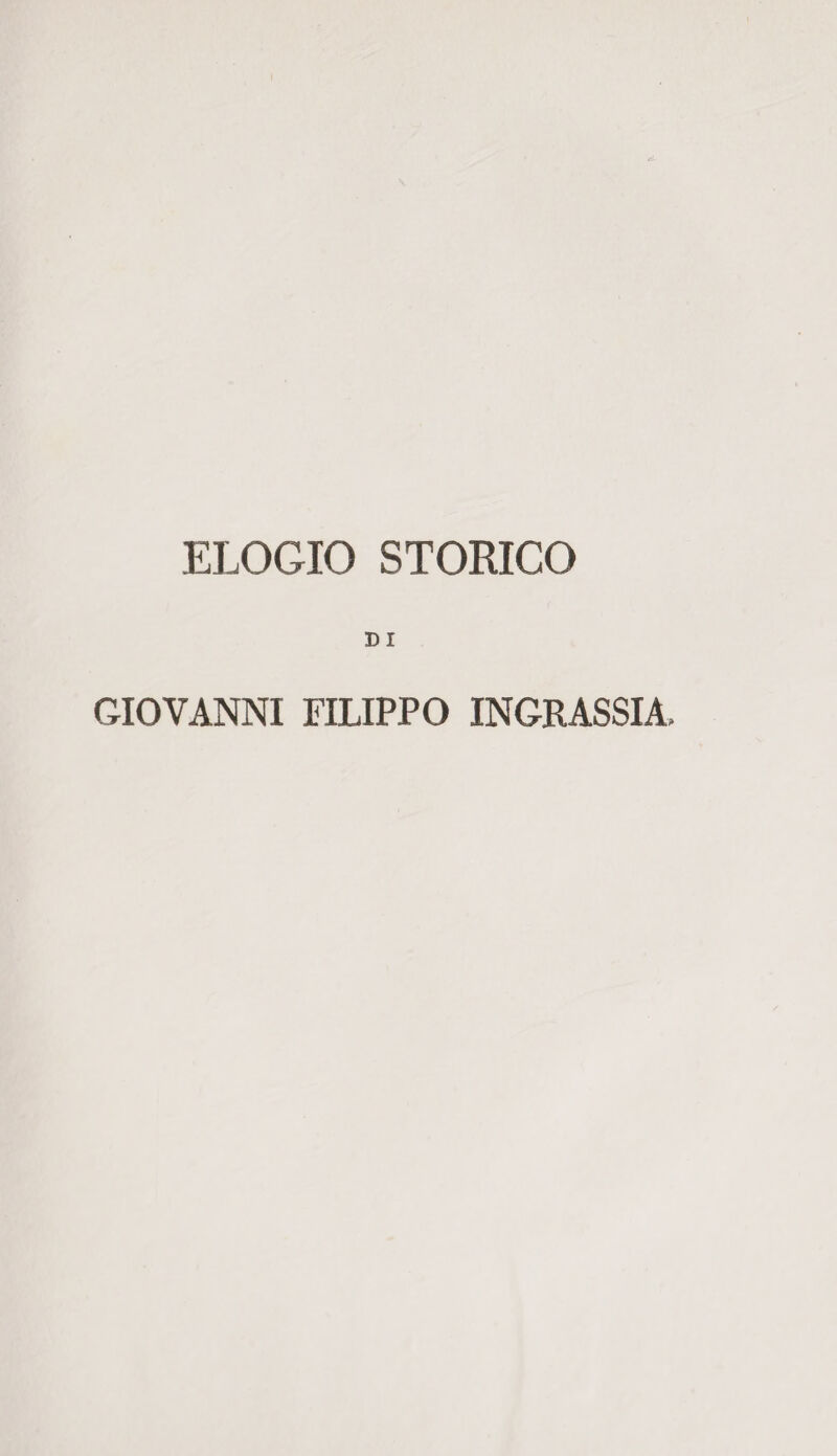 D I GIOVANNI FILIPPO INGRASSIA,