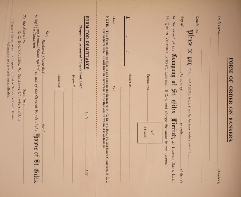 Please write name as it is to appear in List of Subscribers and Donors. t Please strike out words not applicable. w w o r o z s* W w O ok CO Cl Cl 4 ci 5) o O O^ 5b Cl <3 CO O a* a 3 $ ok o- ^ ci c> 4 i CO : o tx> j : I | j I 1 o c> o*. S 0^ 5) a b^ o ^ 3 5} OK o». o S 8 S S 5> in s o- co c >4 OK o.. O 5} Ok. 5b OK Ci o c. S Cl >4 £ to £ a 5b Co OK a- Ci to a o o». o CO Cl 5b Ovi Cl S* CO Ci a 5b t 5b 5b Ci Co CO *n o » o so so n H H > z o m b a OK C> j | j tx> 2 C H o H ^ Sr H K*» £0 6B fl> i__i CTO. “ *** O on Z rf J -* 3 » M rt CO II CL Fo¬ es ^ Eh — rT <-► CL g*-. g 3 » a* s c CL 3*2 ^ s S ~ 0.0 C r* CL E3- rK ° C/3 n- » P- « « 3 W£ CO L{ D ^ se¬ ra 50 S • s n o • 3 Gd p-® ° £ 3 2 Cfl M GA .£ » G CL CL £ ■n O 0> ** (A Q w w « X- b a OK Cl <o ra 3 I *C n sr co cr ra •t w> w n t\o tb a- >4 Ci CO CO 03 on c/a a 5) OK a >4 Cl bo bn o a w w < hH O H O CO H Ud W w H V# r o a o in H > to g p • V# a ?L. O c3 Ci OK a* Ci Co S Ci ok o a o o o s a OK OK o OK a* Cl o ^4 Ci 5^ OK $> OK Cl o tB 23 S to w o ^ ♦ ?r> *=/ »♦■ OK r r o G cn td > w r H G 5b Q; H 53 Cl o ,o a OK 0^1 & Cl Ci 3 CO co m Cl a *4 CO • OK Cl Co a i o a a 53. Co co a* O.. 0^1 o-. Ok. a c/o. CO to 23 to a o 53 a 5b > Z cd > r r a a OK Ok. o— a ^4 OK Ci ^4 O OK Ok. O Cl a ok Ci to 5) a Sb* Cl *4 CO *ri O PS O hfj O * o s« o 2 63 > z w ss C/3