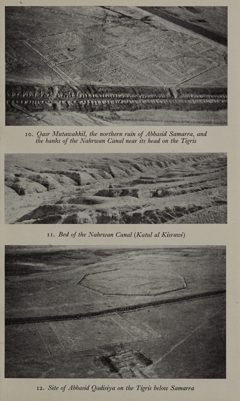  10. Oasr Mutawakkil, the northern ruin of Abbasid Samarra, and the banks of the Nahrwan Canal near its head on the Tigris 