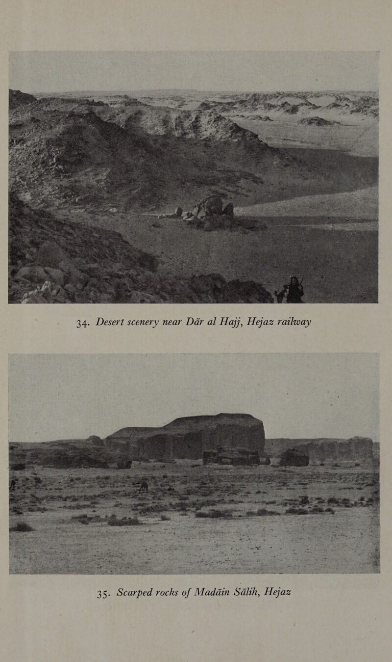  34. Desert scenery near Dar al Hajj, Hejaz railway 