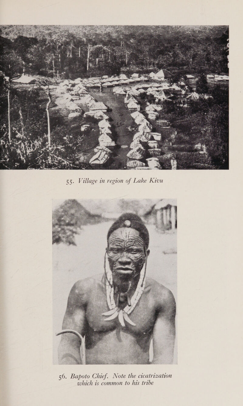 55. Vallage in region of Lake Kivu 