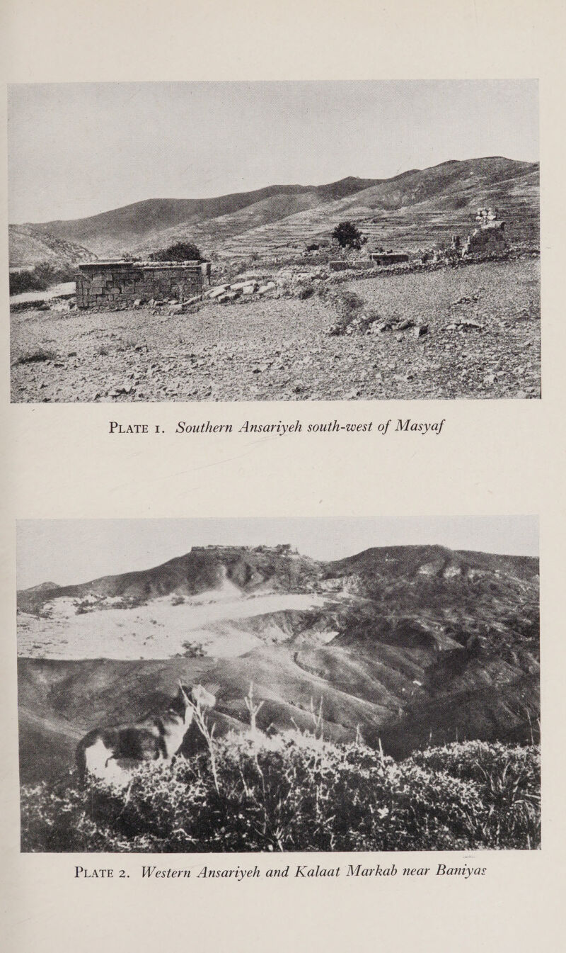   PLaTE 1. Southern Ansariyeh south-west of Masyaf 