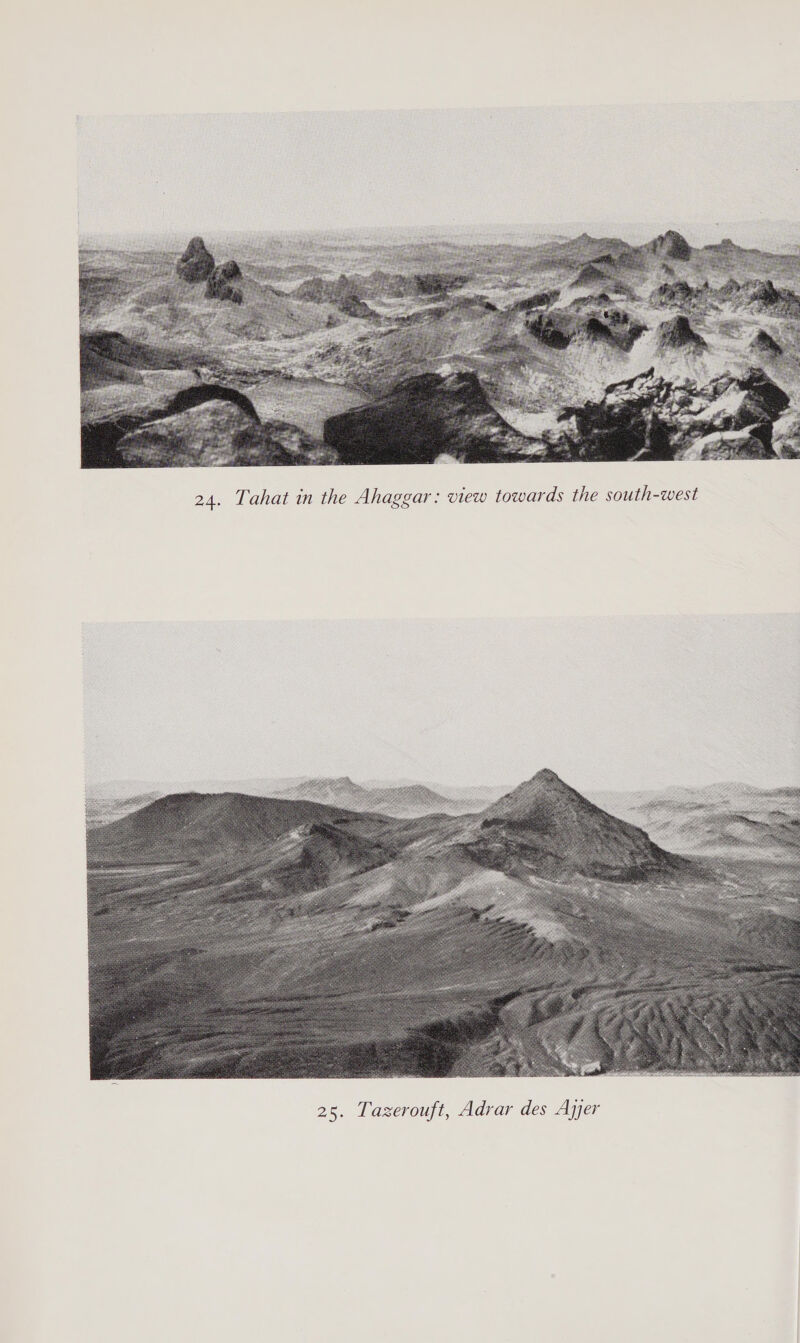            24. Tahat in the Ahaggar: view towards the south-west 