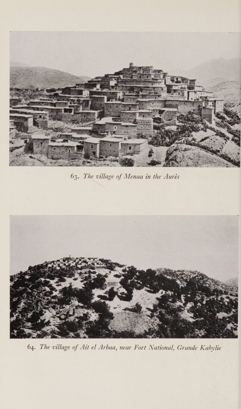  63. The village of Menaa in the Aurés 
