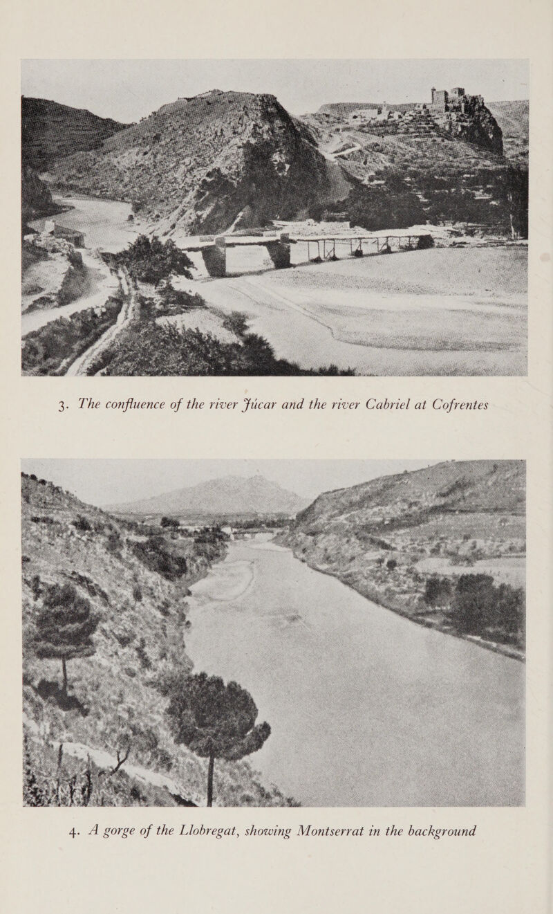  3. The confluence of the river Fiucar and the river Cabriel at Cofrentes 