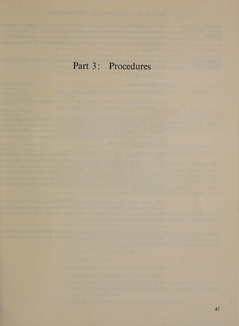 Rart3: Procedures