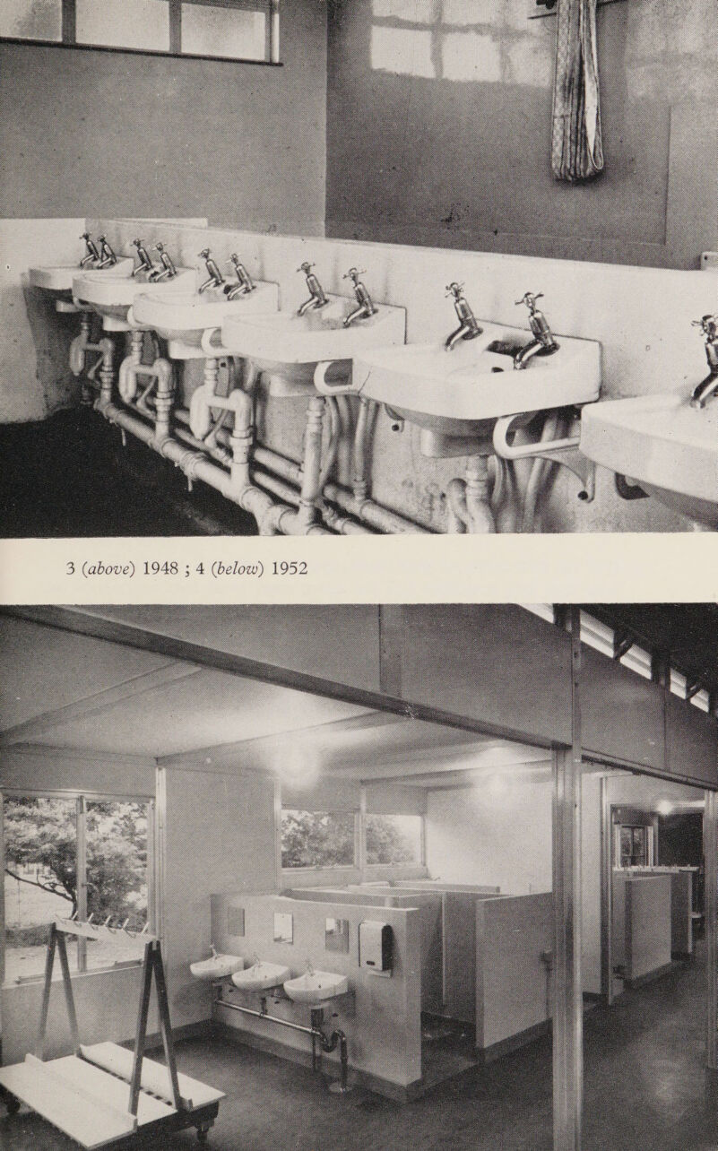  3 (above) 1948 ; 4 (below) 1952 