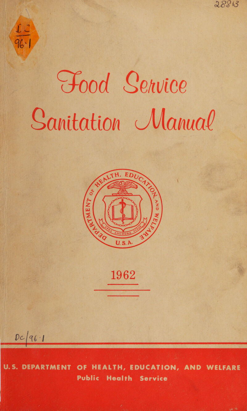 Hh eee : ROVIS  Food Lenice Sanitation Manual  U.S. DEPARTMENT OF HEALTH, EDUCATION, AND WELFARE 
