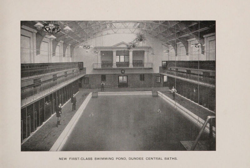 SOS ~~  NEW FIRST-CLASS SWIMMING POND, DUNDEE CENTRAL BATHS.