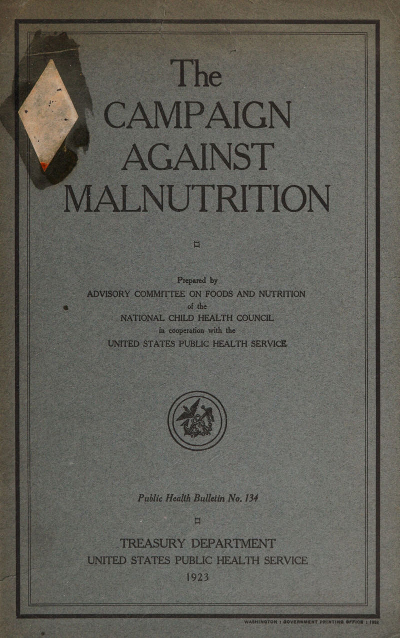 f 3 is a TEE PES SSIRA ESAS OBS APIO LET AOL TT eS Oe OA FPWR SORRENTO TNC IER RD LNT nae ‘, UNITED STATES PUBLIC HEALTH SERVICE _ WASHINGTON 1 GOVERNMENT PRINTING OFFIO 
