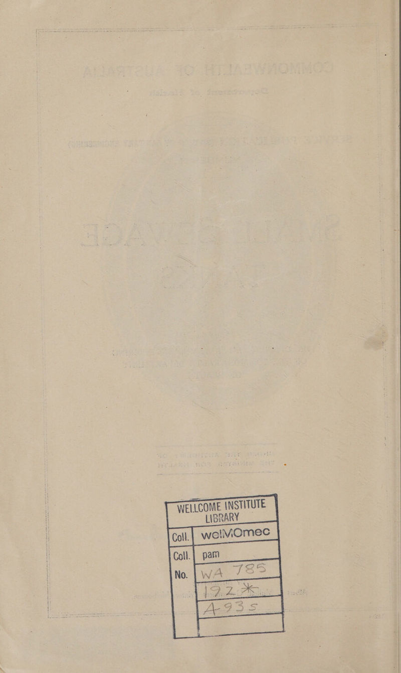 WELLCOME INSTITUTE | LIBRARY