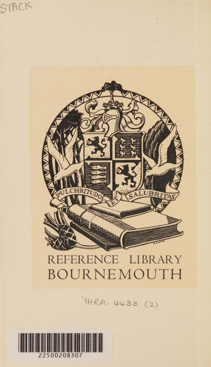 e ore . al NS as hated tad ~ 4 REFERENCE LIBRARY BOURNEMOUTH WONKHUNNNUN