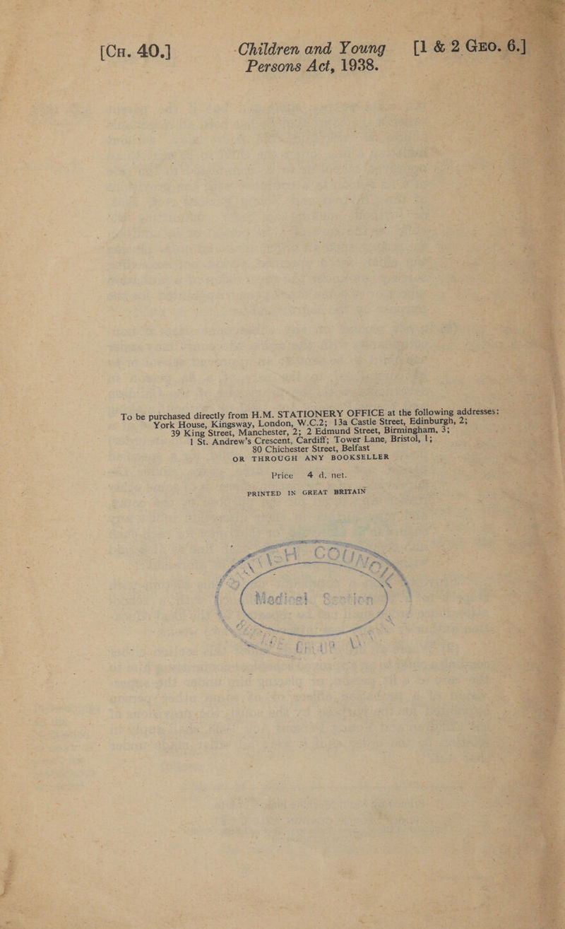 To be oubchieed. daly ee H.M. STATIONERY OFFICE a e following ~ York House, Kingsway, London, Cast e Street, Edin! , 39 King Street, Manchester, ; ringhan 1 St. Andrew’s Crescent, 80 Chichester Street, Belfast. OR THROUGH ANY POGE EEE ERD 