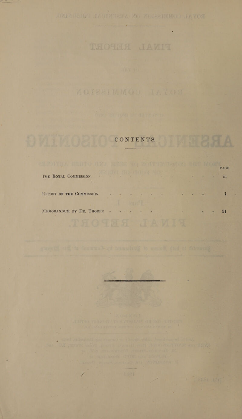       ae ae 5) mets ‘ —_ 4 af, ' o. Ms rae Py 0 &gt; Oea TMD yaa | | (i oe ae i: 3 Se CLAY Ta OMe Oi GaTA Otek : OMIMORIOP ah CHIDPEIA: HANTO 4s, At ie) HOTTY ey ce ) na or s . ae THE RoyaL Woantiser i “ ‘i al - 4 \ . Tae &lt;i ay 3 » \ &gt; * a ¥ ae  REPORT OF THE COMMISSION PP ee eh -; hah : sO SST BY Dr. THORPE : t. b; : : LAOTHAIL. TAMIM L t oe ~       AON CHAZONT 08 Be i ' Oe amas] Berne: feet ie ; , most faileaitbens ami Apuomit 10 tui Ca, ee tac, vn