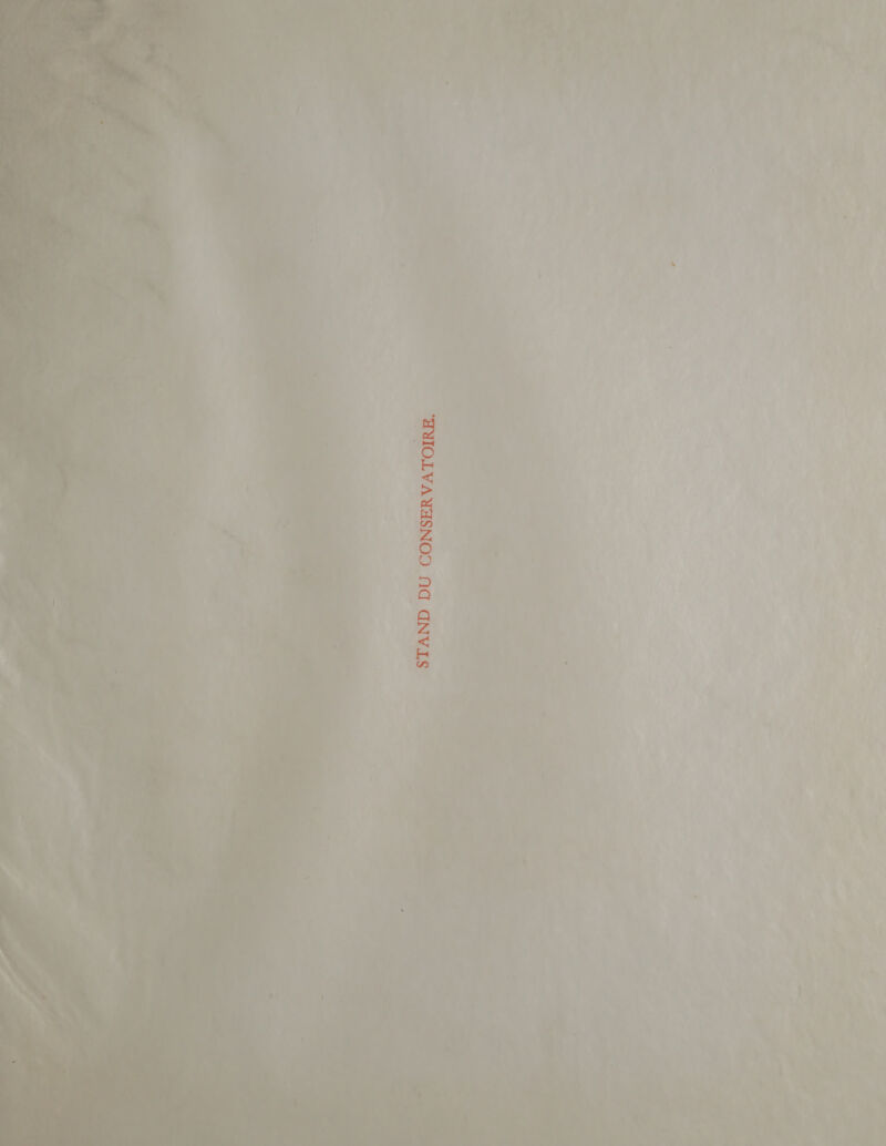 Den ct AND DU CONSERVATOIRE.  ST  