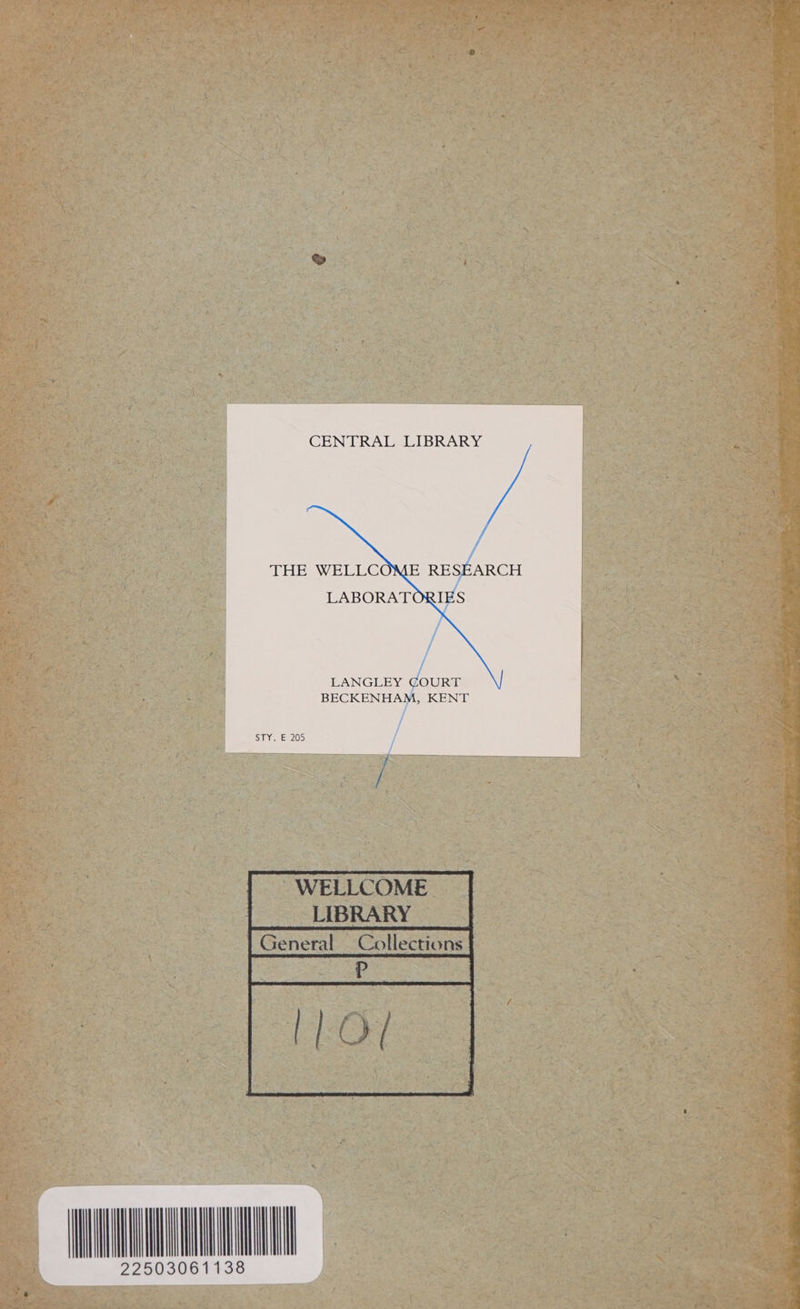 CENTRAL LIBRARY f LABORATORIES  Wn