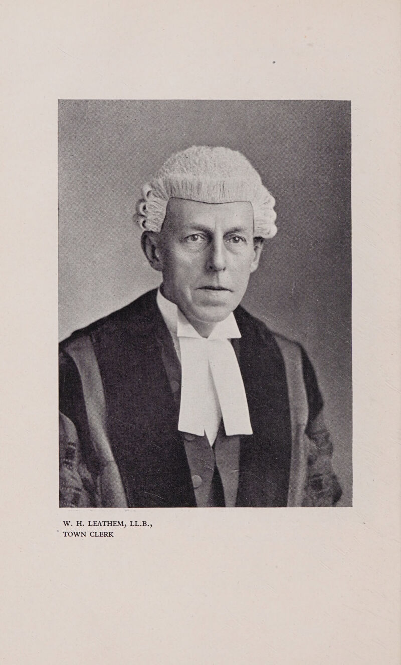  LEATHEM, TOWN CLERK H W