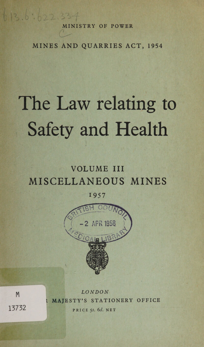               > Law relating to —    (> VOLUME HIl. Veo J     . |e tenon, oe \MMeEESTY’S STATIONERY OFFICE |  PRICE §s. 6d. NET : oe  