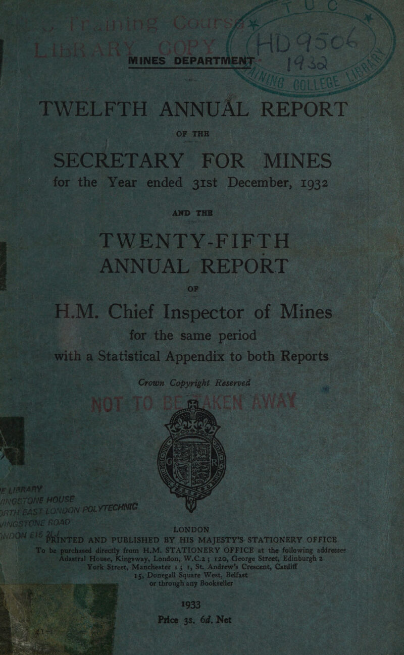 af oe | oer, a a a 17 t sne oie oe ae wd tl ‘af ¢ ern a - ‘4 * + . s iPa ts. At ay ths  Naas 2 x. e =F a Bt if i =LABB AT COPY { MINES pevaet MEN sie HR  AND Byes Soca ae Bs: ates for the same period Crown Copyright Reserved .  bee ES *     i To be | 15, Donegall Square West, Belfast or through any Bookseller jee roe Price 3s. 6d. Net