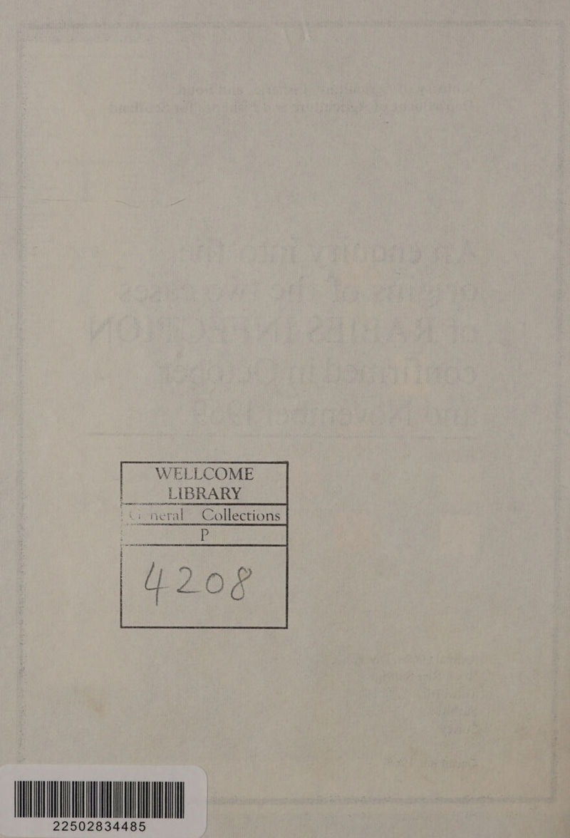 BY LL AINSI SORE PS LER [ WELLCOME | ___ LIBRARY rar : Col lections 22502834485