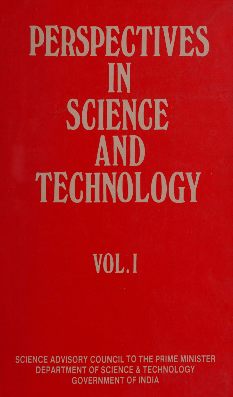       SCIENCE | ~ TECHNOLOGY (|) 9 SCIENCE ADVISORY COUNCIL TO THE PRIME MINISTER DEPARTMENT OF SCIENCE &amp; TECHNOLOGY GOVERNMENT OF INDIA