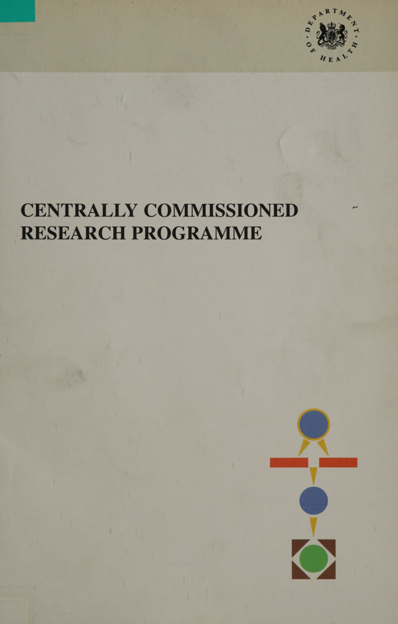  CENTRALLY COMMISSIONED i RESEARCH PROGRAMME 