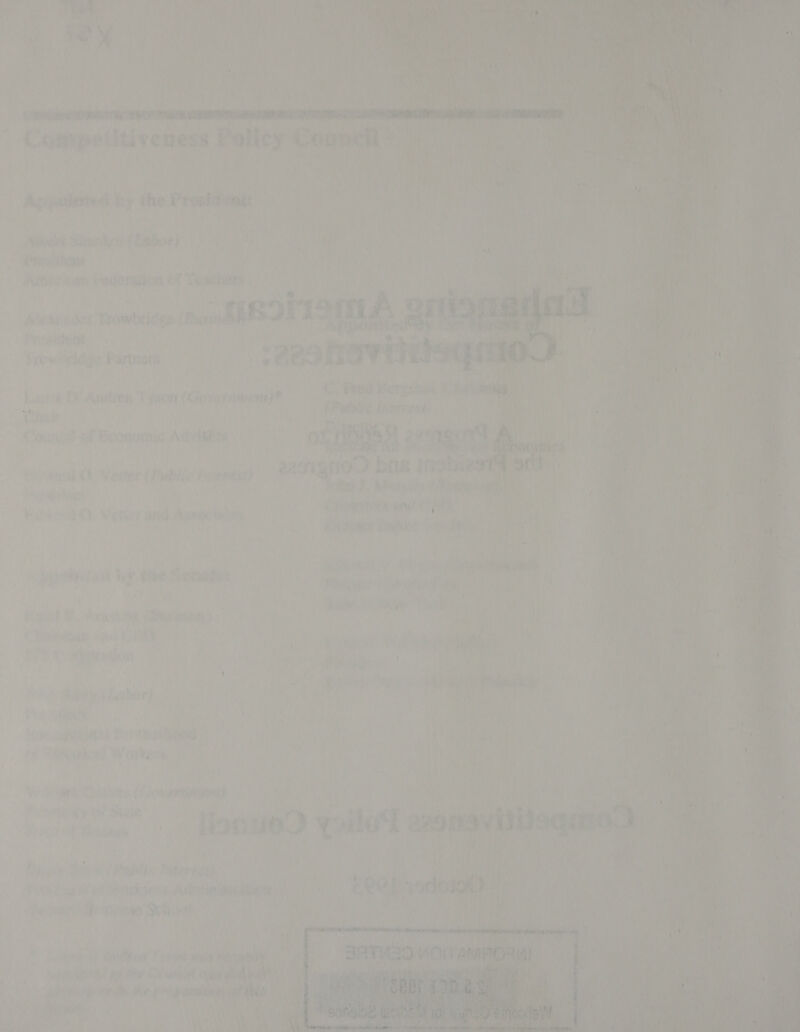                                    Aieet Shwalt (abery 80) 4) Minkiiee tL ae Aorta Pedenijan of Teacheity Alvacodes Trowbridge Brasi ene Sa wera Partners . art ‘aeont ‘ Lowa 0 Andrea Tyson (Genepinenny* saben eras, ee ” a Imierest Coun? of Roonomic AdMRRE d ) * ie au bs « iu OC) Vaster {Pisco 7 eresiy mere ot =. - Pe  S if). Veter 0n8 Assia it “i ne at “ i} ¢ the Senate } Cae yy umd wea ee q ’ j a %é : ‘s y Ms Pace eed mas , ats sr ed ae aw) W. Arachne, Res “7 pp iS by at ee eas Eyres. ¥ es, ae eee AUS a) ) } fy Say f ' v ‘ hie Oe ee cae Rye oer ai ; mibitwi ceeor) gman eg ot a | ars pa | wi AM ws ba seal . i y : ' 5 7 ; f A ART Norers : i 4 ; ii ’ semana he Ww nt Queens (over Cia ta his CRG y Oy Sate wr, et * tlesdaS ' LA ee A tevie Raley sip derek RA | epee, eee &lt;n Sewer Peynneen Sohaok O00 shea ut nlite Serene Ten suits ct | pak ope oh of rain of  : iy th Ce * oat note ae : ss ‘a Peay? a fn) ie T. vw me 