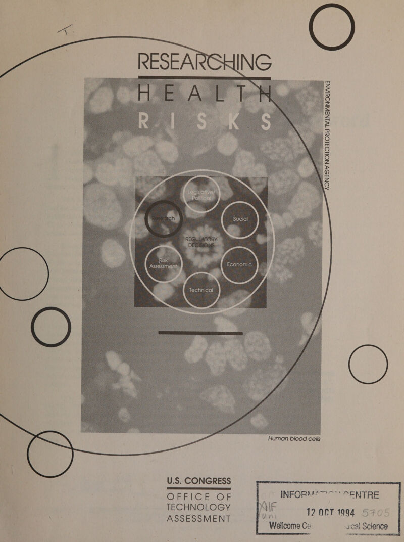  U.S. CONGRESS ere ne or TECHNOLOGY ASSESSMENT  KONIOW NOLDILOd TWINSWNOUIANS  INFORM? CENTRE vi 12 OFT 1994 540: Wellcome Ce: uical Science F erates     ——   