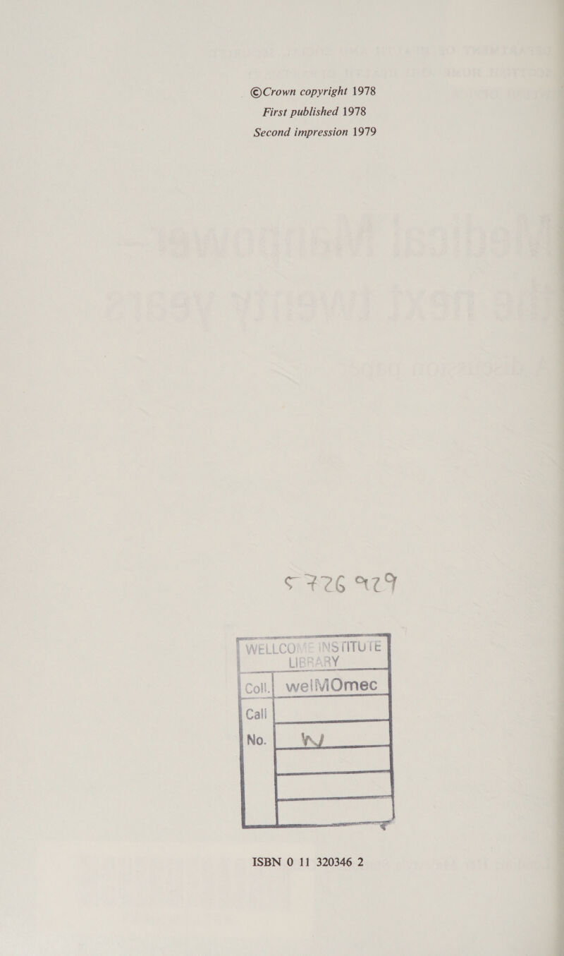 _ ©Crown copyright 1978 First published 1978 Second impression 1979 S EG MLA  fe ee ee Se i. oe 