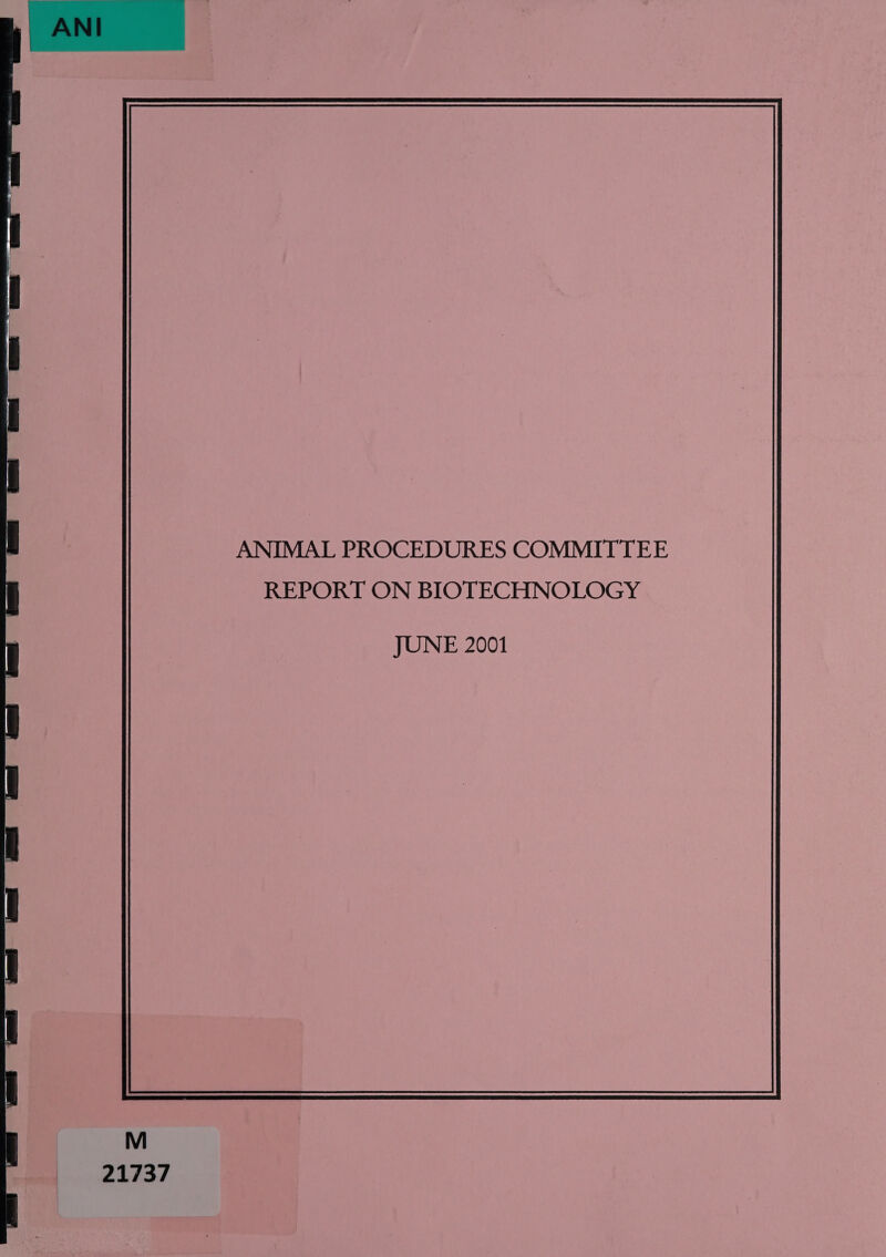 REPORT ON BIOTECHNOLOGY JUNE 2001  21737 