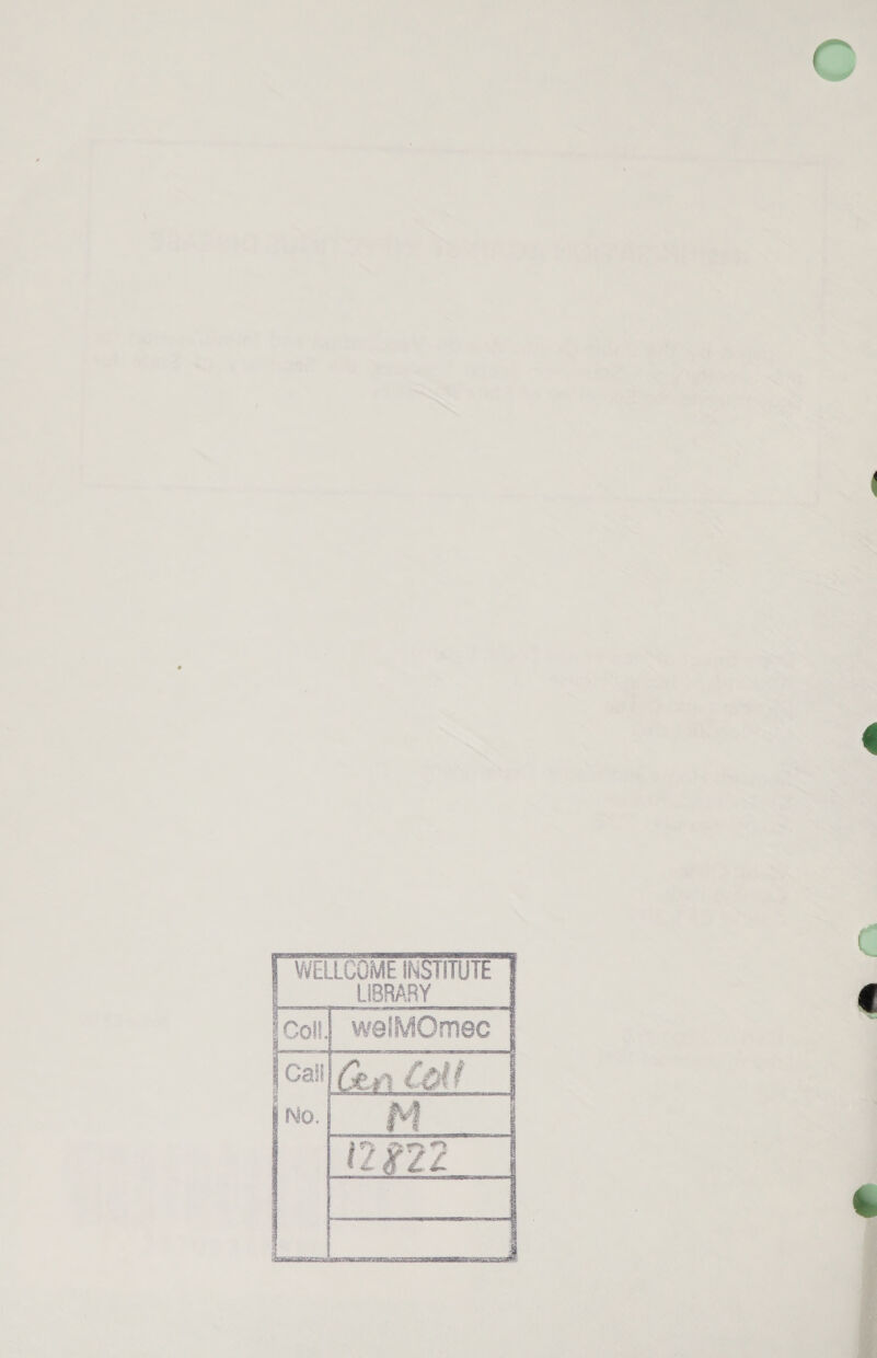    [WELLCOME INSTITUTE | icoll| welMOmec |  