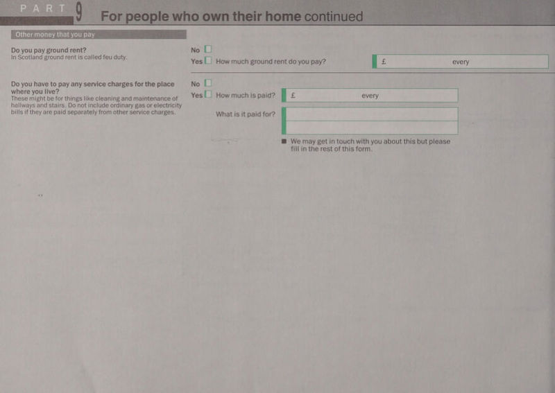   a a —— ee re eine tae @ We may get in touch with you about this but please fill in the rest of this form. 