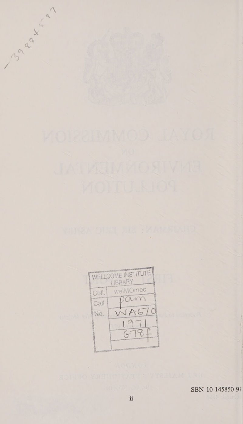 cy % Oe “A. fl “\ J    SLE SE COME  WELLCO  SINSTIT UTE SBN 10 145850 9)